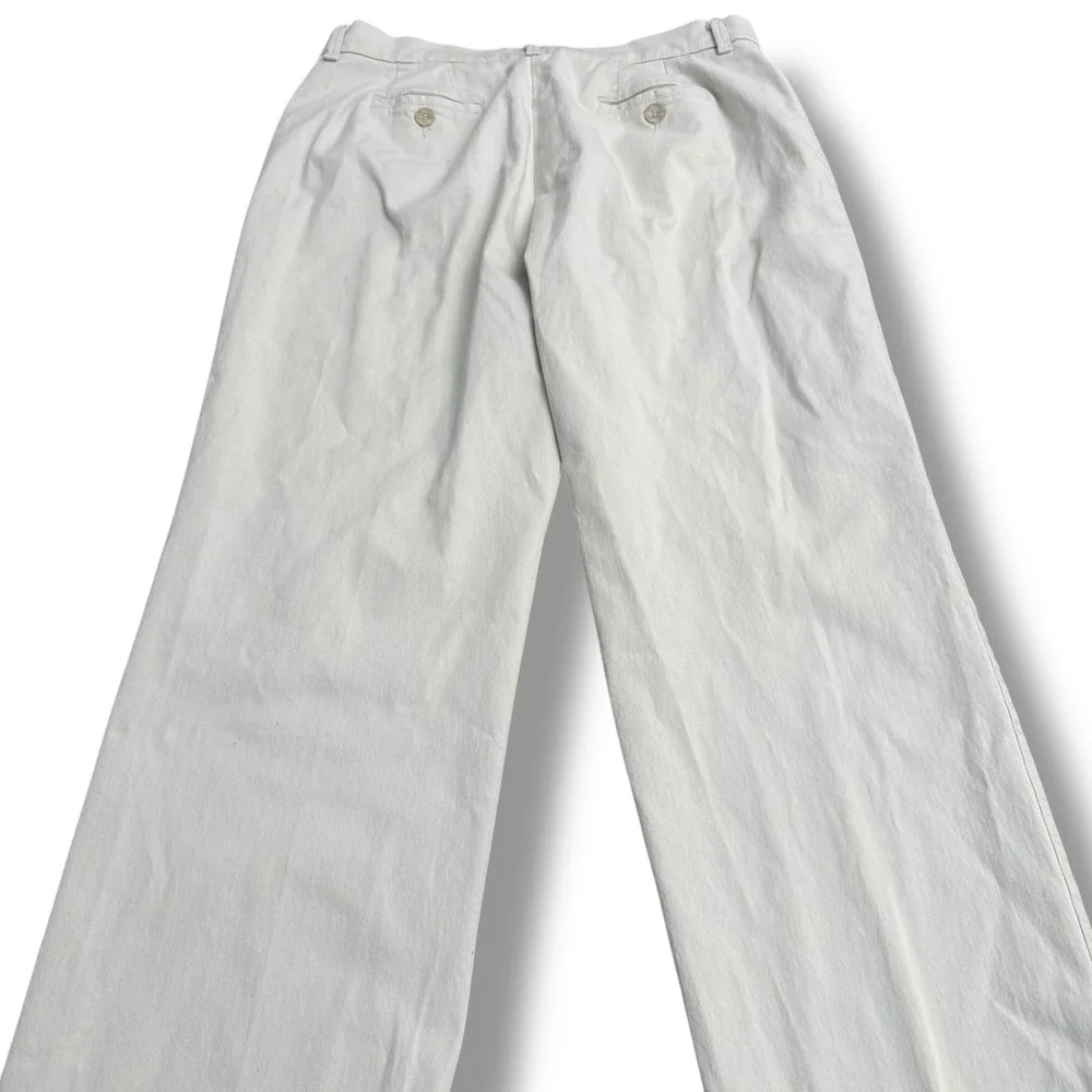 Lee At The Waist Women Size 14 Medium (34x30) Straight Leg Casual Pants Beige - Picture 4 of 14